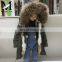 Hot Selling Kids Winter Fur Jackets with Fox Fur Lining and Collar