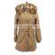 New latest designs for women european fashion cotton fabric winter coat women jacket with fur collar