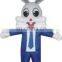 Hot sale inflatable yellow piggy /advertising movable cartoon character