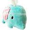 HI CE super plush soft toll for kids,green elephant plush toy for hot sale