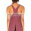 TANK TOP China wholesale womens custom sexy workout plain dry fit summer athletic sports running fitness yoga tank top in bulk
