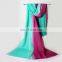 Fashion two colors women pashmina scarf in popular sale