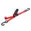 Ergonomic Handle Ratchet Tie Down Straps with S Hooks
