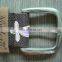 professional double pin belt buckle wholesaler/make metal belt buckles with alloy material