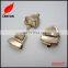 Good quality light gold mini metal clasp for purse