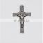 Alloy catholic rosary accessories Factory Relgious Rosary Parts DIY Catholic Metal Hanging Crucifix Cross Pendant Rosary Cross