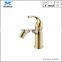 Graceful gold UK classic faucet pillar taps basin mixer bath faucets