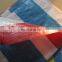 Red White Stripe Heavy Duty Poly Market Stall Tarpaulin, various sizes available