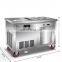 fried ice cream machine ice cream push carts cold plate ice cream machine