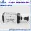 GOGO ATC 5 way 2 position Pneumatic air hand pull push valve 4R110-06 Port 1/8" BSP Manual control valve