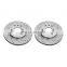 Front+Rear Drill Slot Brake Rotors FIT For Escalade Chevy Silverado Tahoe Sierra 25819670