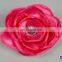 Ivory Artificial flower heads Satin poppy peony Flower clips 25 petals Satin Rose Peony Poppy Pins Bobby pin Bridal Set