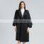 TWOTWINSTYLE Windbreaker For Women Turtleneck Long Sleeve Sashes Large Size Loose Casual Elegant