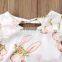 2019  Baby Rompers Bunny Full Print Bodysuit Rabbit Fly Sleeved Floral Bodysuits Easter Day