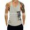 OEM Service fitness men gym muscle tank top custom logo, wholesale sports vest