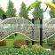 Plastic Playground Material outdoor Pirate ship  slide, playground climbing net