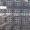 Standard size square structure ms tube hollow metal iron steel pipe with price