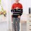 Factory Wholesale Kids Printing Square Jacquard Children Custom Boys Warm Pants