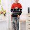 Unisex Cotton Casual Pants Children's Cashmere Trousers Kids Plaid Trousers Children's Pants