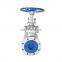 DN100 500 DIN Gear handwheel Operated Flanged Type carbon casting steel gate valve