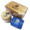Custom Logo and Painted Color Wooden Coffee Barrel Packaging Sets