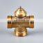 Brass Valvola Fan Coil 2 Vie Sede Conica
