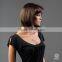 W3302 5A Charming short natural straight hair wig for woman