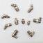 Brass straight grease fitting M5x0.8mm metric thread hydraulic grease fittings