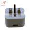 Protable UK 3 Pin Plug USB Mains Charger Adapter Foldable Fast Speed Universal Travel USB Wall Charger for Samsung Huawei HTC
