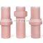 Nordic Creative Simple Hand Made Cylindrical Flower Arrangement Decoration Colorful White Ceramic Vase