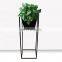 High quality indoor Garden Decor vertical tall Metal Iron Wire Flower Display Plant Holder Stand Pot Rack
