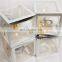 26 alphabet letters new born gender reveal balloon box transparent gold silver  balloons baby shower boxes