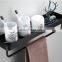 Space Aluminum Shower Gel Storage Bathroom Rack Toilet Storage Towel Racks for Living Room, Bathroom