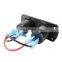 Car USB charger with switch 12v mobile phone multifunctional waterproof car charger modification