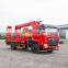 8 ton truck mounted crane with cargo body and lifting crane for sale