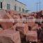 Red sandstone driveway paving slabs