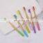 New products  Eco Friendly Round Handle Bamboo Toothbrush manufacturer