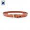 2021 New Arrival Gold Fitting Matching Stitching Unique Design Fashion Style Men Genuine Leather Belt at Low Price