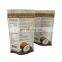 Stand up zip lock doypack 200g 450g matte aluminum foil pouch mylar resealable plastic food bag for coconut palm sugar