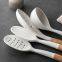 Nordic white Customized silicone spatula stir-fry spatula non-stick wok stir-fry spoon spatula Household kitchen set