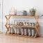 Folding Bamboo Shoe Rack Bench  Shoe Shelves Plant Display Stand Storage Shoe Rack Cabinet storage holders & racks