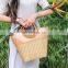 Vietnam Supplier Hot sale Ladies Fashional handbag bamboo tote bag Straw beach bag Trendy 2023 Cheap Wholesale