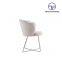 Tiptop Metal dining room furniture modern luxury dining room chairs velvet fabric dining chairs