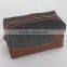 Custom Tan Leather Trim Waxed Canvas Toiletry Bag Men's Toiletry Bag For Travel