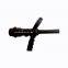 Handheld fire hose nozzle with machino female coupling