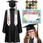 Big Stocked Children Graduation School Gown Pattern Kids High Quality Kindergarten Graduation Caps And Gowns
