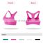 Front Zipper Gym Sports Bras High Impact Tik Tok Yoga Tops With Adjustable Straps