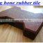Type dog bone rubber floor 23mm thickness driveway rubber paver