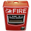 24V conventional manual call point pull down plate button  fire button with key for fire alarm system
