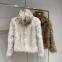 Haining ORIGINAL AESTHETIC IMPORT Woolback Fur striped FUR coat for Women 24 NEW SMALL HEIGHT THICKENED FUR